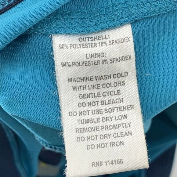 Teal Blue Athletic Leggings XL Vented Colosseum - Picture 7 of 7